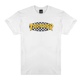 Thrasher - Checkered Oval Tee (White)